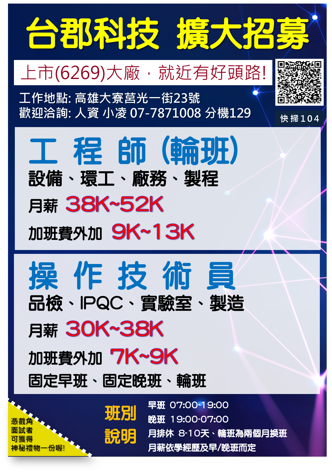 徵才~台郡科技股份有限公司